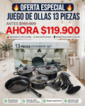 Batería Cocina Ollas 13 Piezas Utensilio