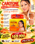 Crema Aclarante Carotone 135 g – Cuidado y Luminosidad de la Piel